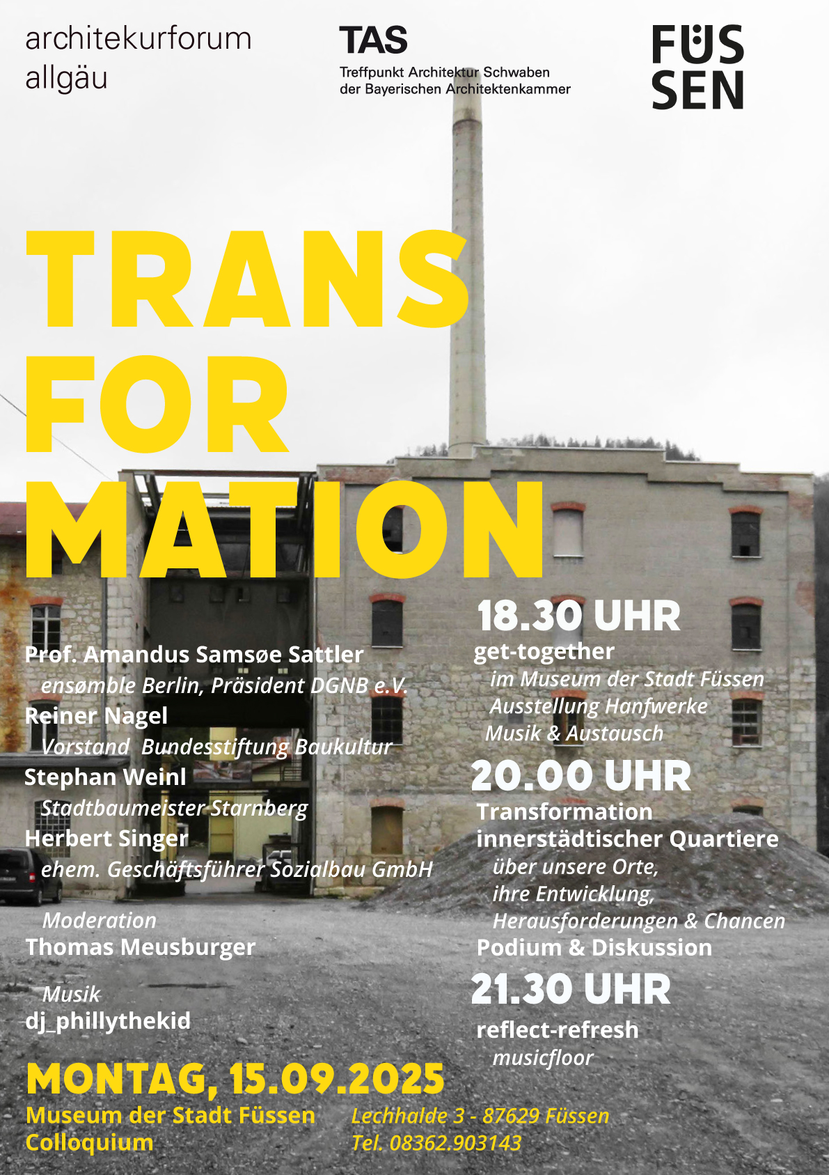 Poster Podium und Diskussion -Transformation