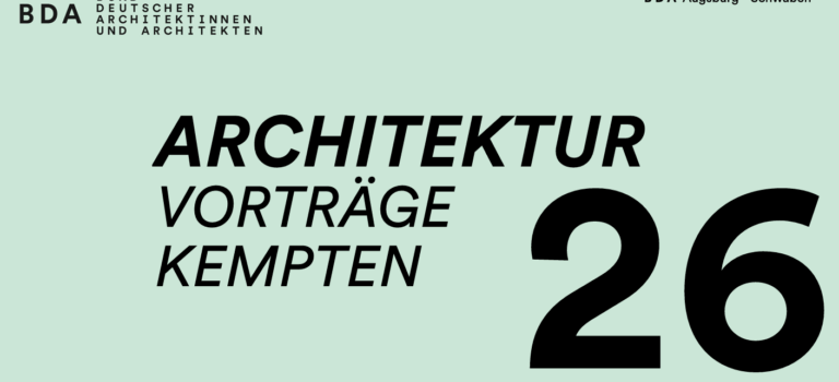 Architekturvorträge Kempten: Florian Holzherr